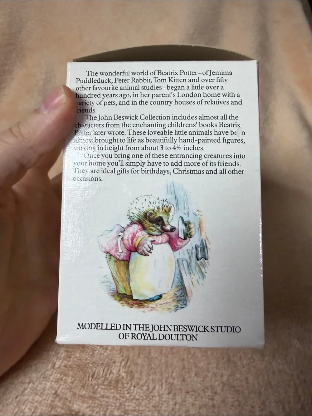 Beswick Beatrix Potter Cecily Parsley Figurine With Original Box England